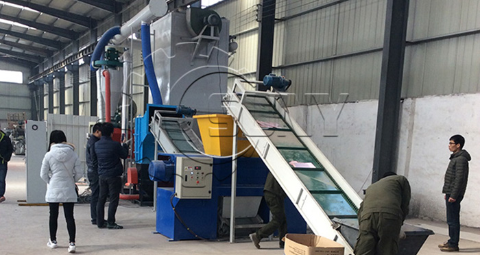 Singapore clients inspection circuit board recycling machine